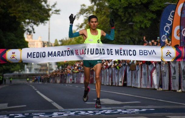 Mexicanos dominan el Medio Maratón de CDMX