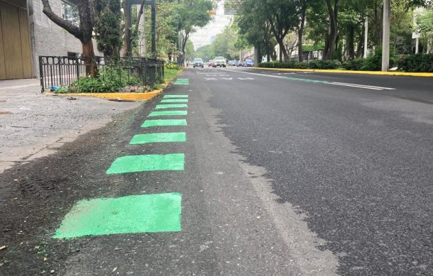 Inicia trazo de ciclovía en avenida Hidalgo