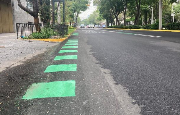 Inicia trazo de ciclovía en avenida Hidalgo