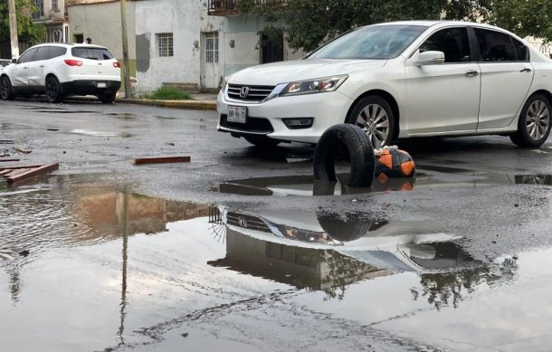 En pésimas condiciones la calle Francisco Sarabia