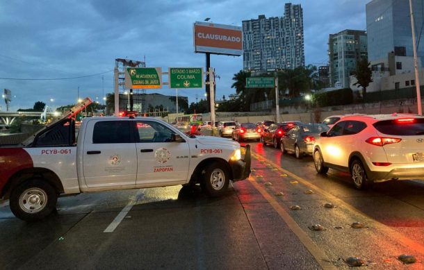 Tormenta deja afectaciones en túneles vehiculares de ZMG