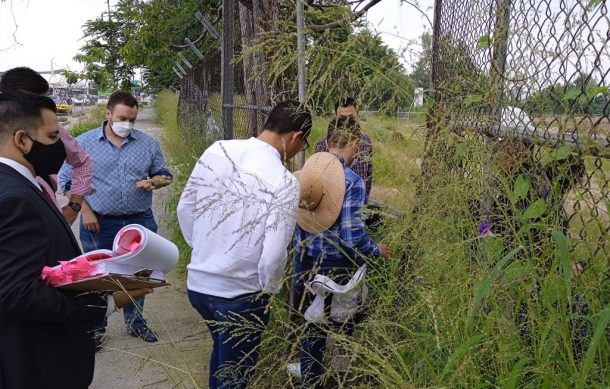 Realiza juzgado inspección a los terrenos de Iconia en la Calzada y Periférico