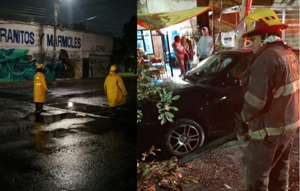 Deja afectaciones la tormenta de esta madrugada