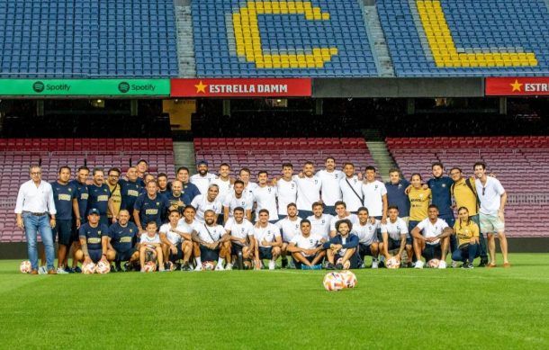 Todo listo para el Barcelona Vs Pumas