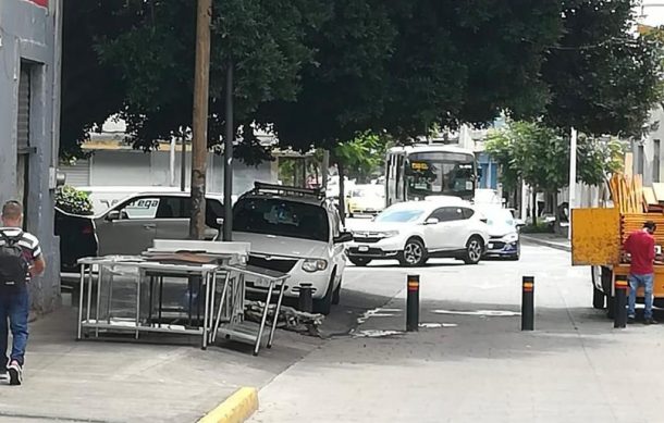 Calles del barrio de Mexicaltzingo colapsadas por obras del Paseo Alcalde