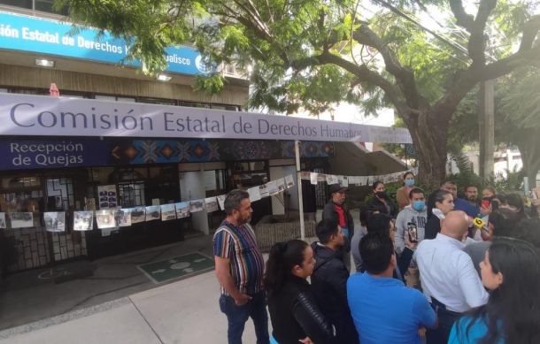 Vecinos de Arroyo Seco protestan por inacción de CEDHJ tras desalojo