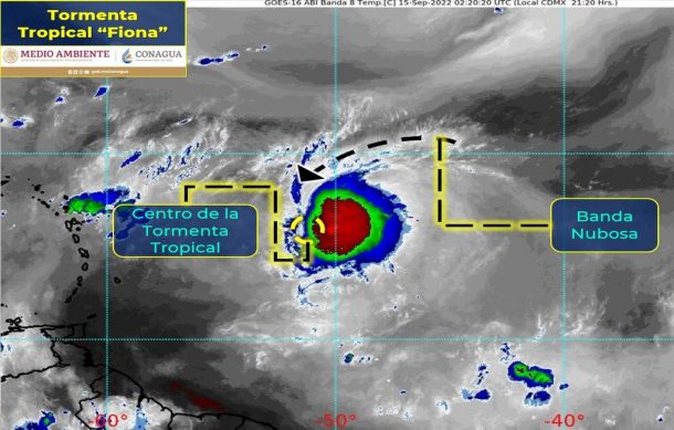 Se forma la tormenta tropical “Fiona” en el Atlántico