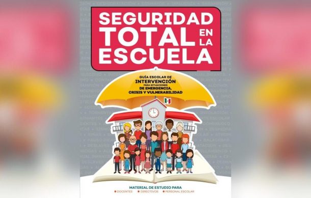 Reparten manual para prevenir situaciones de riesgo en escuelas