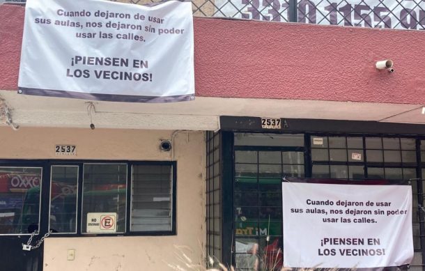 Vecinos de Casa Jalisco están cansados de protestas de UdeG