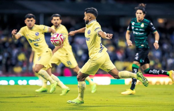 Termina racha ganadora de América tras igualar con Santos