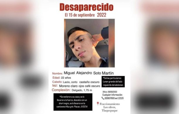 Piden regresen con vida a estudiante privado de la libertad