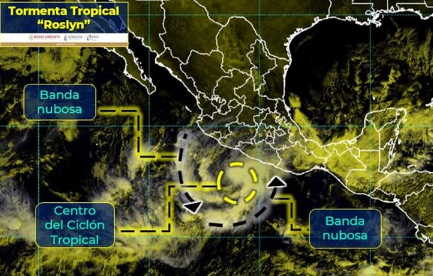 Se forma en el Pacífico la tormenta tropical “Roslyn”