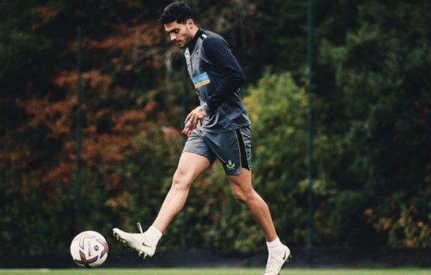 Raúl Jiménez ya entrenó con el Wolverhampton