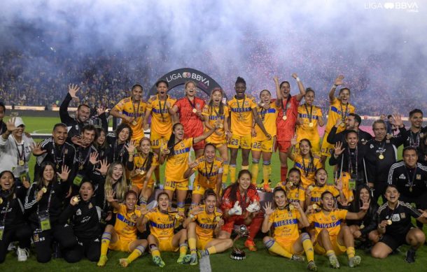 Derrota Tigres al América y gana su quinto titulo en el futbol femenil