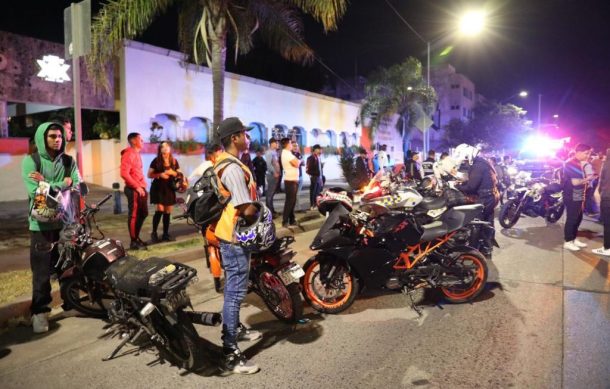 Envían al corralón 112 motos durante operativo por Halloween