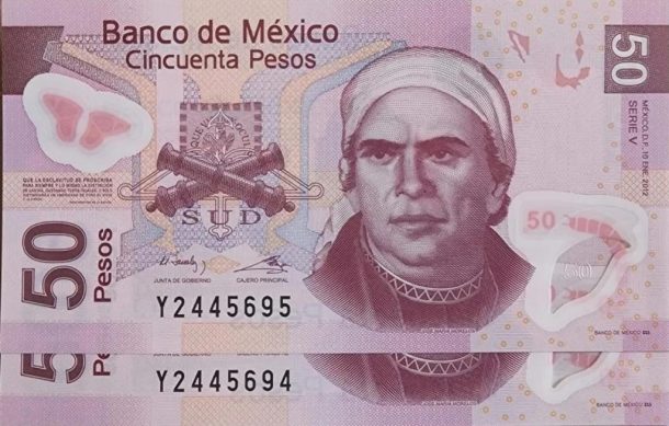 Saldrá de circulación el billete de 50 pesos con la imagen de Morelos