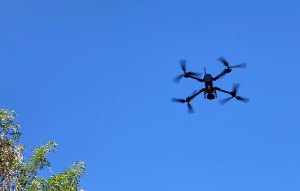 Vigilan escuelas de Zapopan con drones