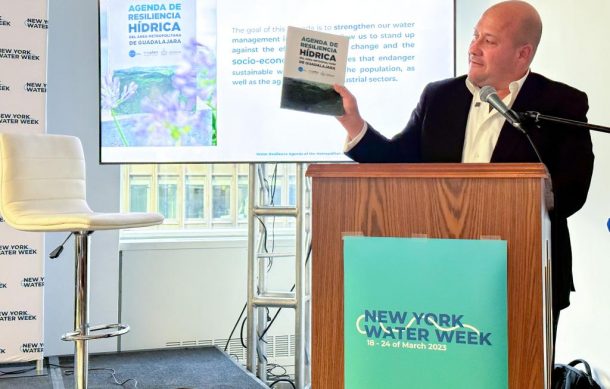 Jalisco presenta en NY proyectos de agua para ZMG