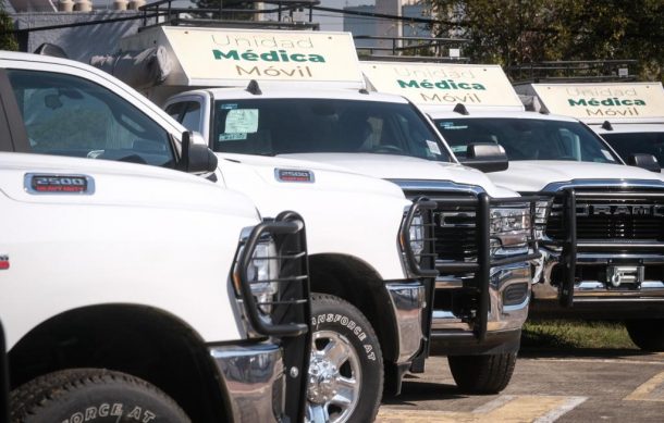 Jalisco recibe seis unidades médicas móviles del Gobierno Federal