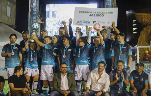 Se luce Jalisco y gana título de Futbol Down en GDL