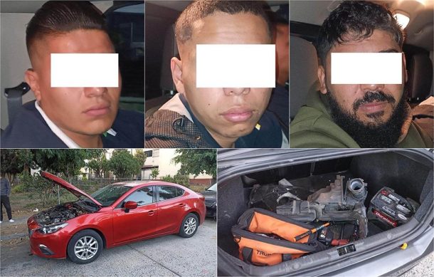 Detienen a cuatro presuntos ladrones de autopartes en la zona del Estadio Jalisco