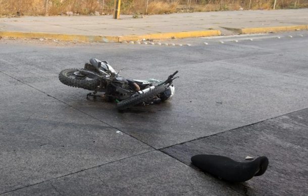 Fallece motociclista tras accidente en 8 de Julio y Periférico Sur