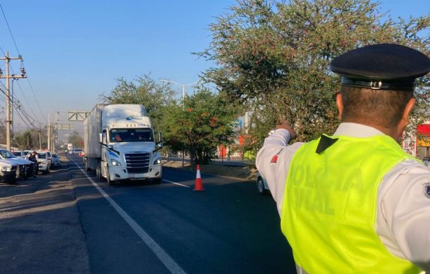 Intensifican operativo contra transporte de carga en López Mateos Sur