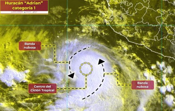 “Adrián” se convierte en el primer huracán de la temporada en el Pacífico