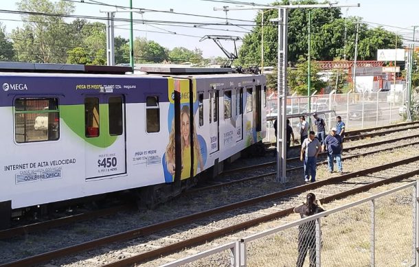 Tren Ligero se descarriló en Colón y Periférico