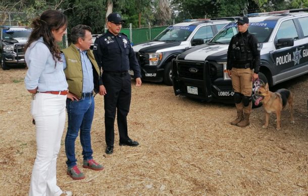 Reconocen a 18 canes y un equino de la policía de Guadalajara en retiro
