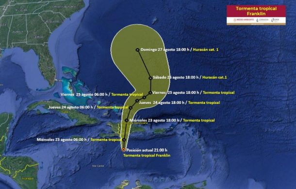 En alerta República Dominicana ante llegada de “Franklin”