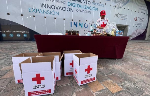 Cruz Roja en Jalisco recaba más nueve toneladas para Guerrero
