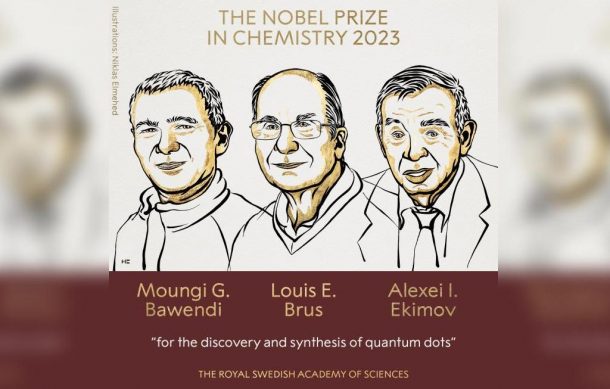 Entregan Nobel de Química a tres científicos que descubrieron partículas que arrojan luces LED