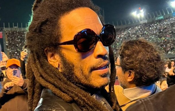 Asiste Lenny Kravitz al primer concierto de Paul McCartney en el Foro Sol de la CDMX