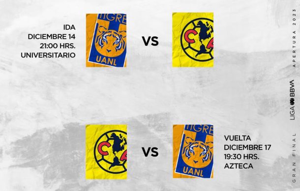 Listos los horarios de la final; jueves a las 9 y domingo a las 19:30hrs