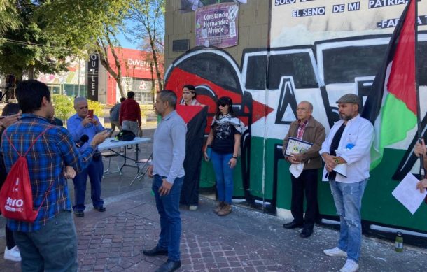 Advierten protesta por detención de jóvenes propalestina en el Centro