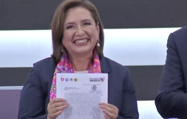Xóchitl Gálvez se registra como candidata a la Presidencia