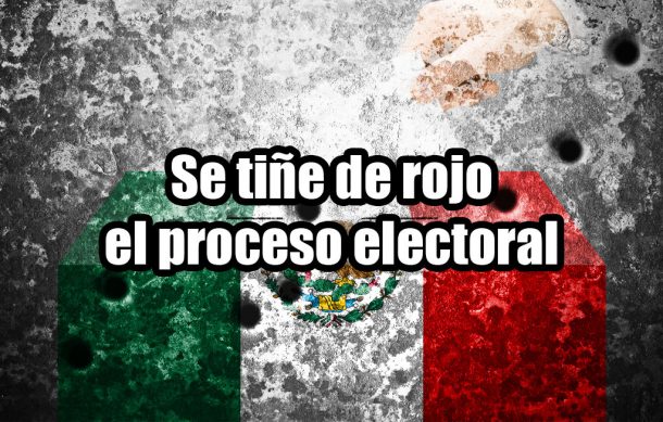 Se tiñe de rojo el proceso electoral