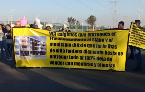 Se inconforman vecinos de Zapopan contra constructora