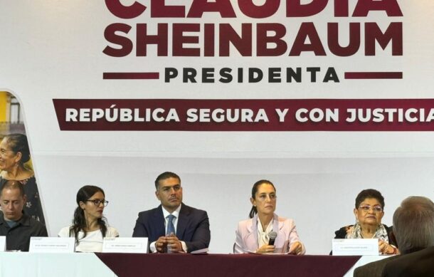 Sheinbaum presenta propuesta de estrategia de seguridad pública