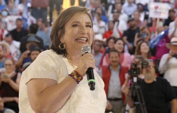 Xóchitl Gálvez centró su discurso en seguridad pública y social