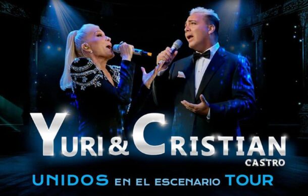 Yuri y Cristian Castro ofrecen exitoso concierto en GDL
