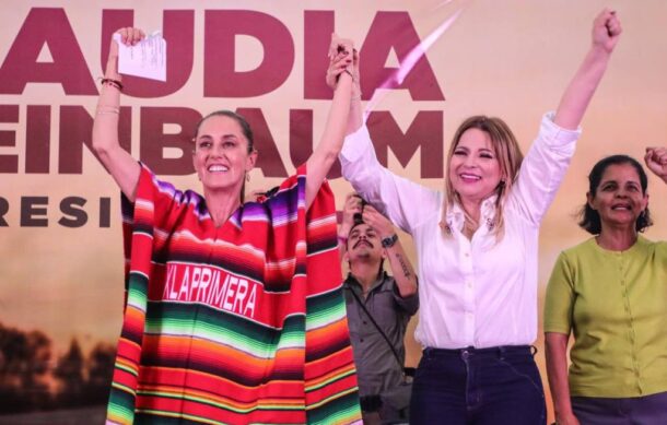 Delgadillo acompaña a Sheinbaum en gira por Autlán