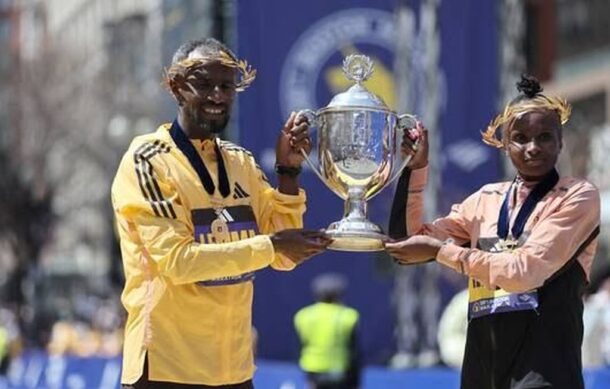 Sisay Lemma y Hellen Obiri ganan el Maratón de Boston