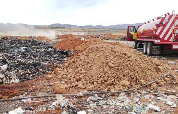 Liquidan incendio en el vertedero de Etzatlán