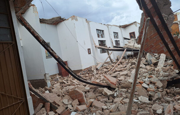 Se derrumba templo en Tala, no se reportan heridos