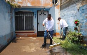 Senadores ofrecen apoyo a damnificados por las lluvias