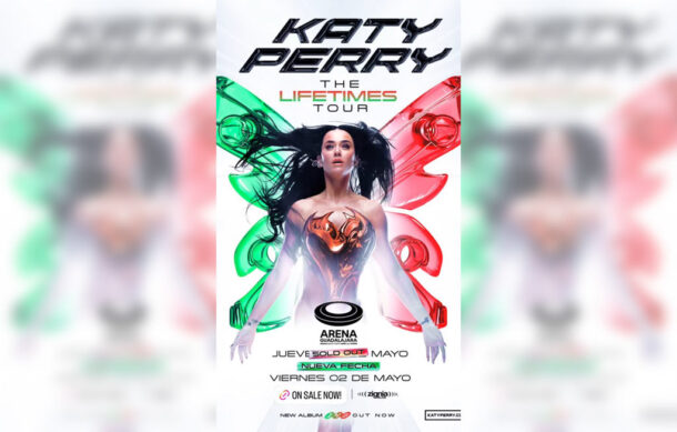 Katy Perry anuncia segunda fecha en GDL para “The Lifetimes Tour”