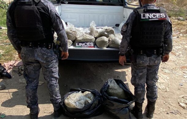 Aseguran más de 25 kilos de droga en Tonalá