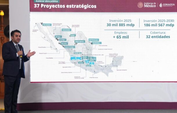 Anuncia Gobierno Federal inversión multimillonaria en materia hídrica